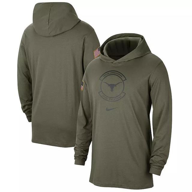 Mens Nike Olive Texas Longhorns Military Pack Long Sleeve Hoodie T-Shirt Product Image