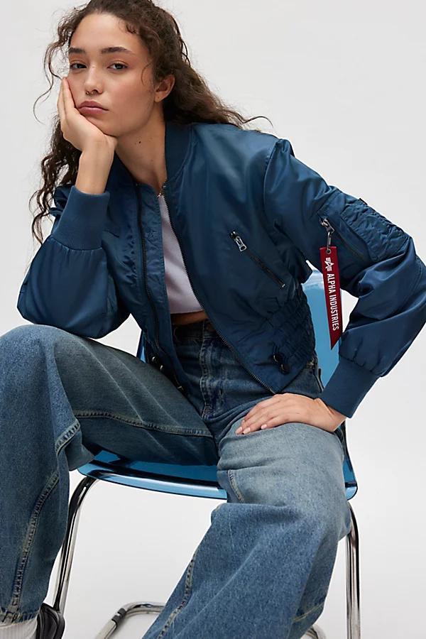 Urban Outfitters,Alpha Industries Urban Outfitters X Alpha Industries L-2B Cropped Bomber Jacket Womens at Urban Outfitters Product Image