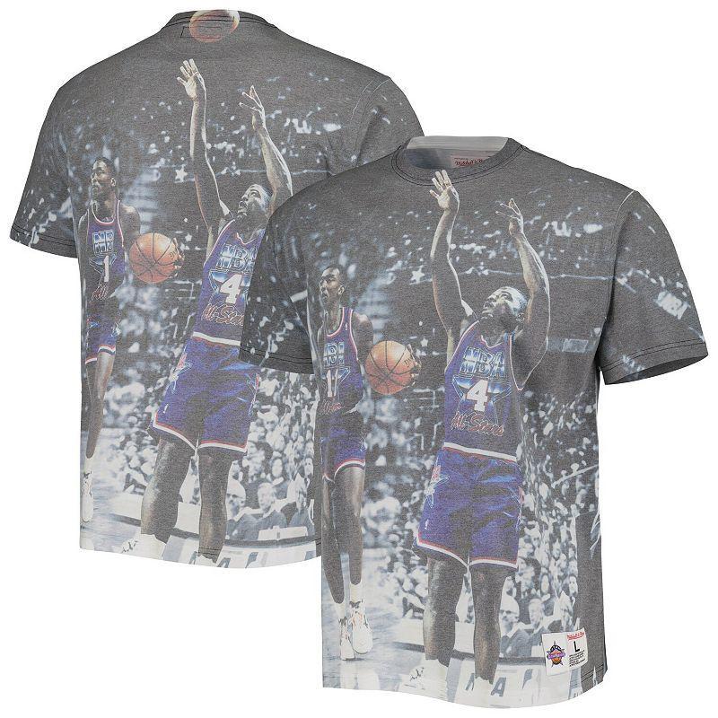 Mens Mitchell & Ness Detroit Pistons Above the Rim Graphic T-Shirt Product Image