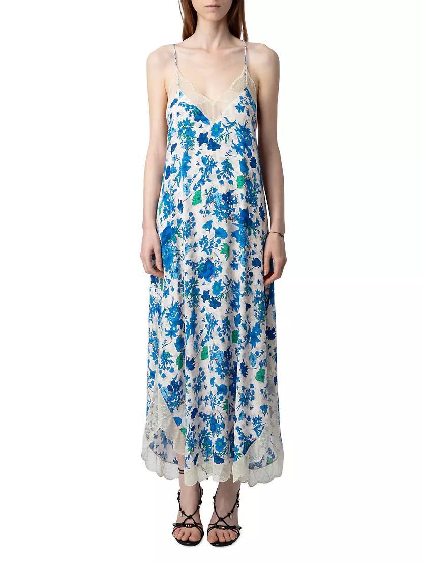 Ristyl Floral Lace Slip Maxi Dress Product Image