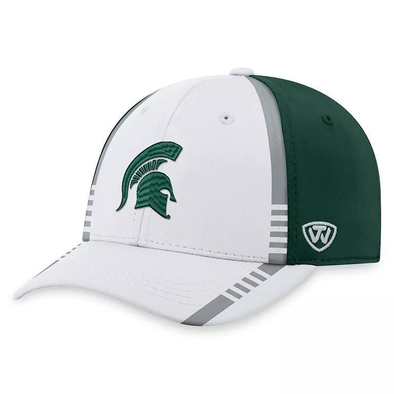 Mens Top of the World /Green Michigan State Spartans Iconic Flex Hat Product Image