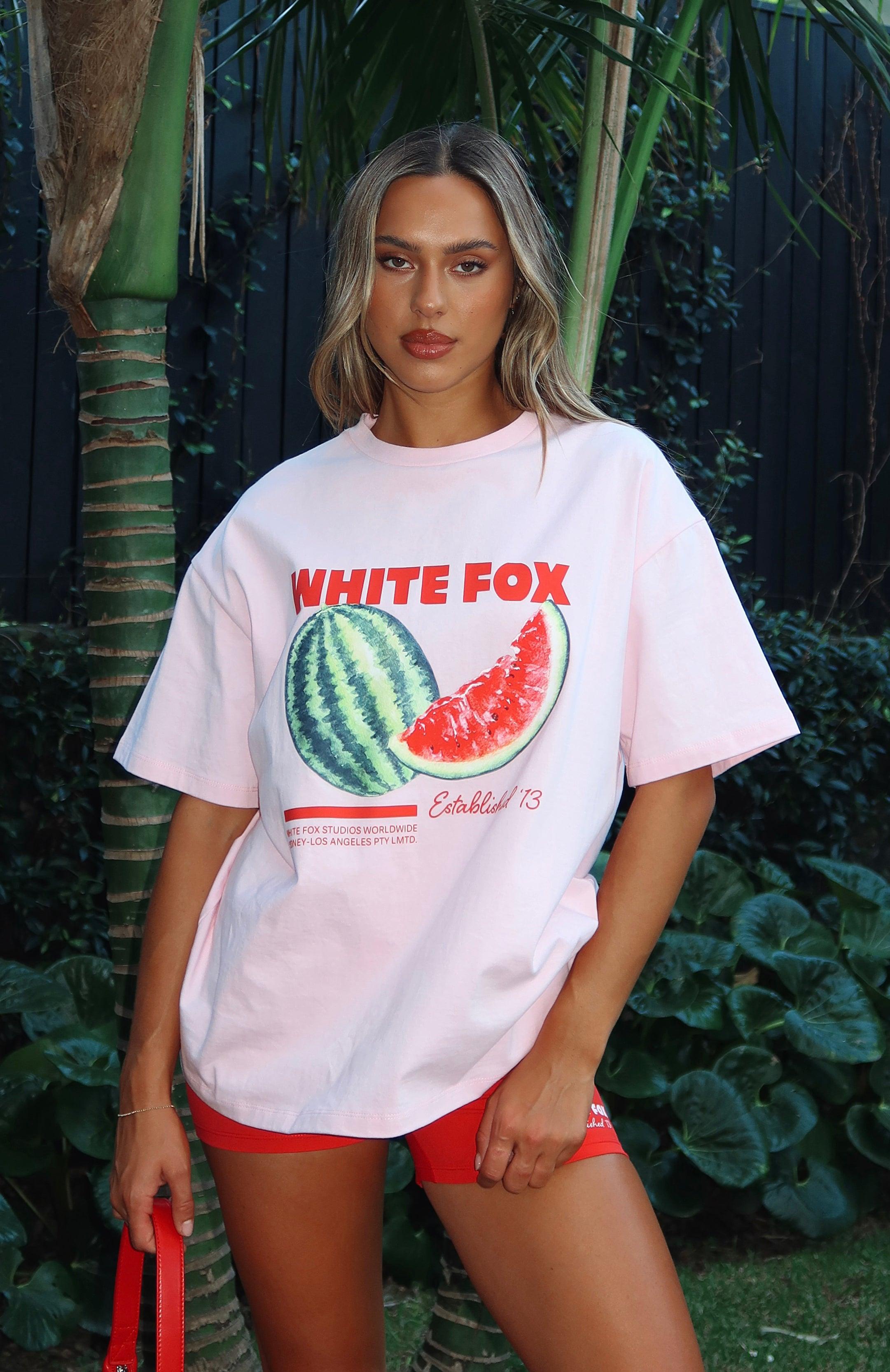 Euro Vacay Oversized Tee Pink Product Image