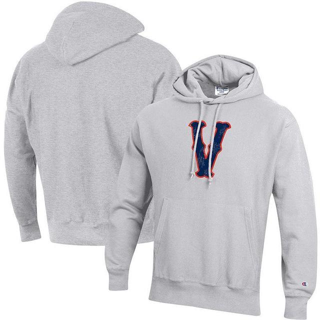 Mens Champion Heathered Gray Virginia Cavaliers Team Vault Logo Reverse Weave Pullover Hoodie Product Image