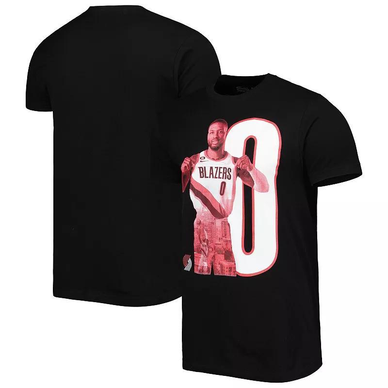 Mens Stadium Essentials Damian Lillard Portland Trail Blazers Player Metro T-Shirt Product Image