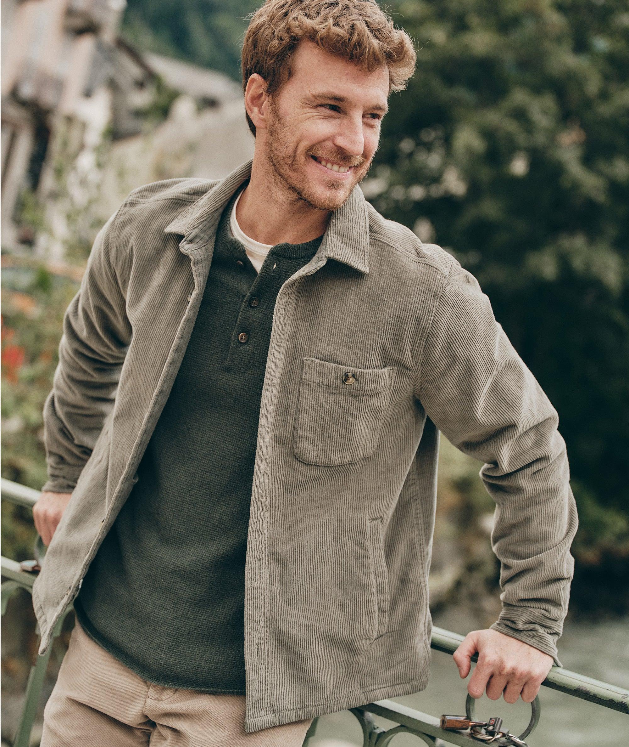 Max Stretch Corduroy Overshirt Product Image