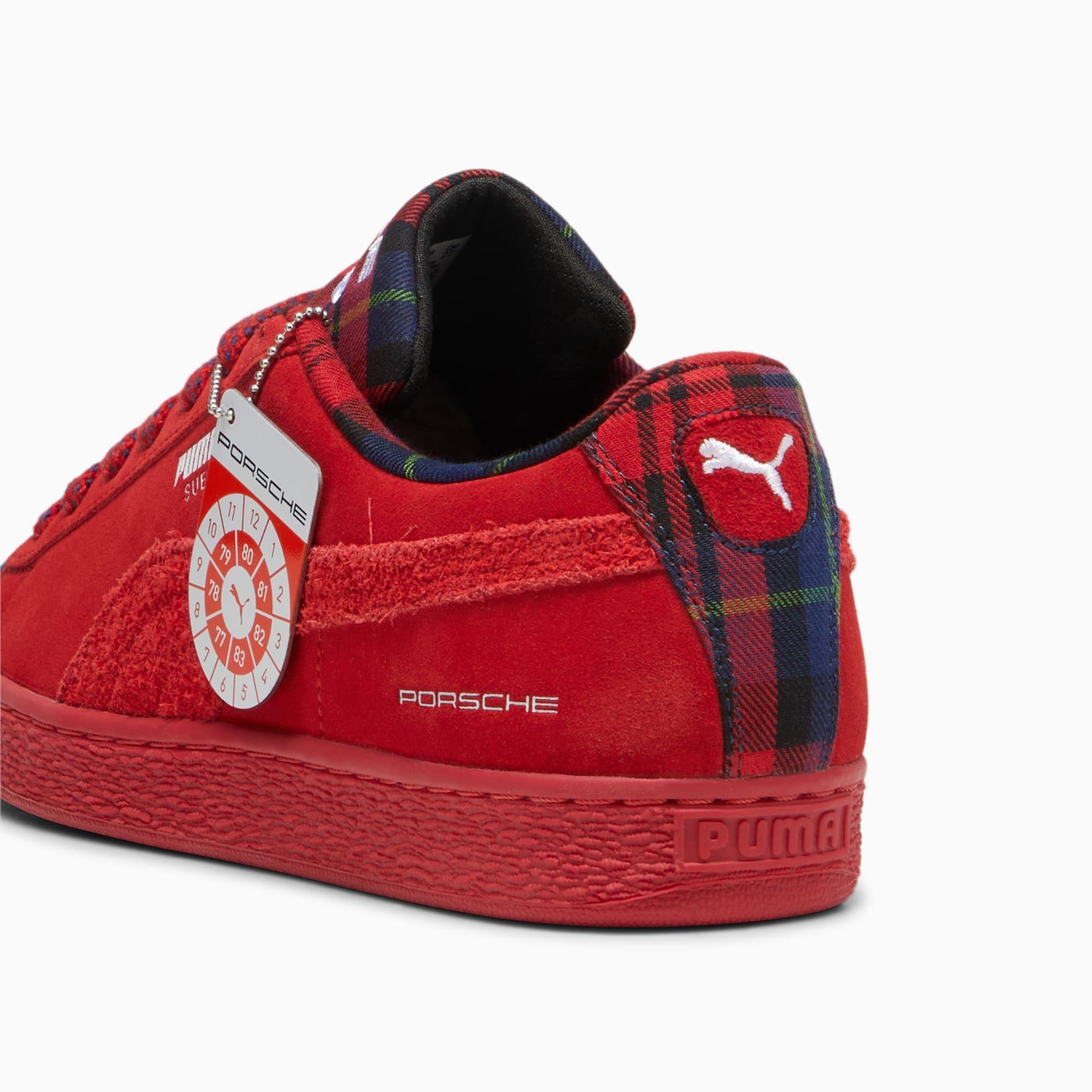 Porsche Legacy Suede Classic Tartan Sneakers Product Image