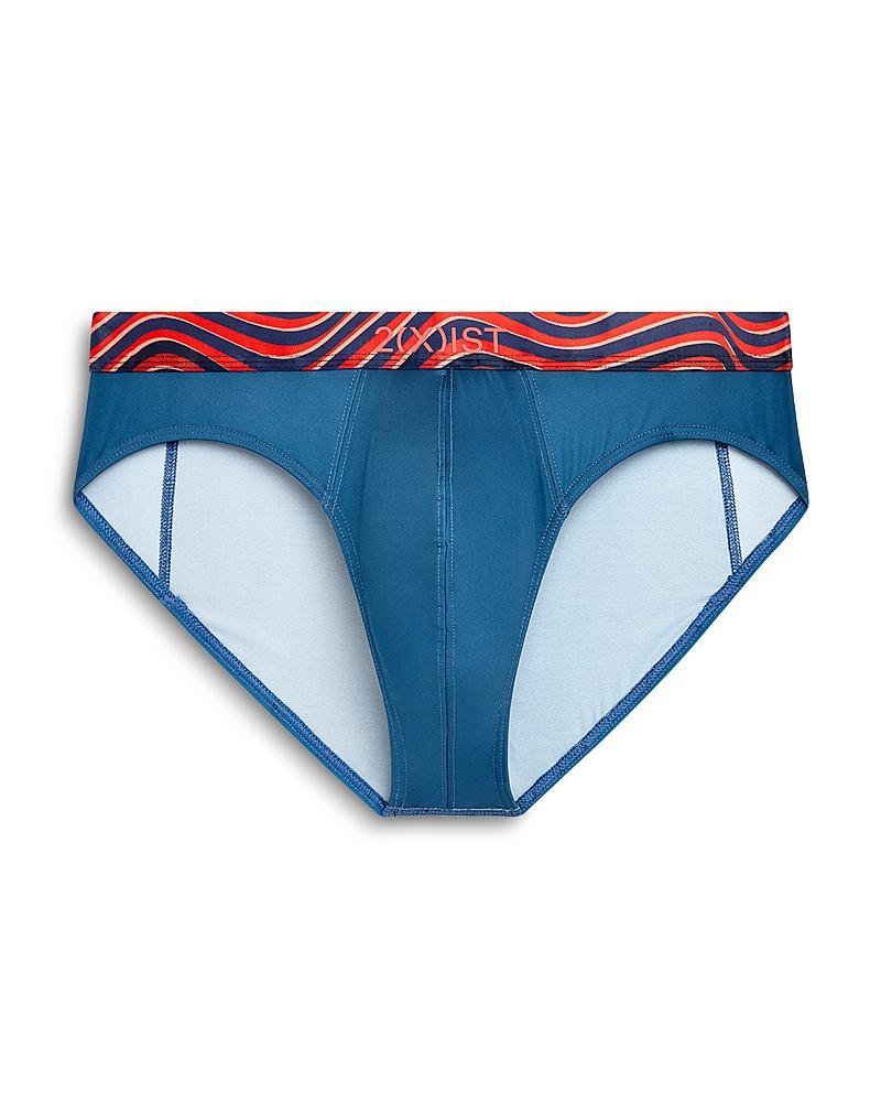 2(X)IST Sliq Brief (Sunset Stripe) Men's Underwear Product Image