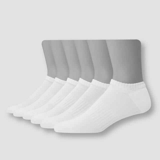 Hanes Premium Mens X-Temp Performance Lightweight No Show Socks 6pk 6-12 Product Image