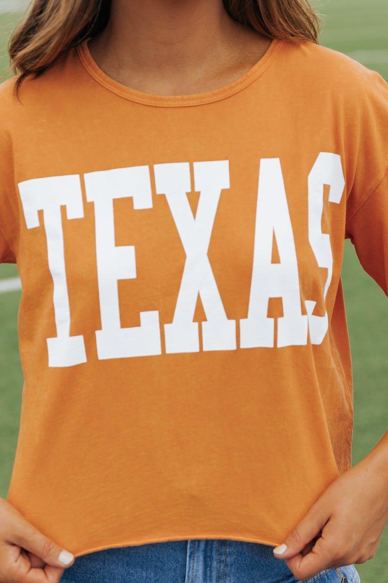 Texas Short Sleeve Game Day Tee - Orange - FINAL SALE Product Image