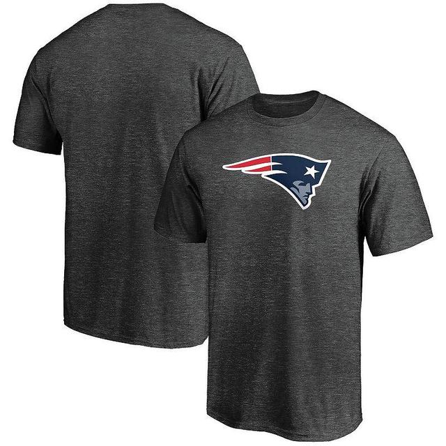 Mens Fanatics Branded Heathered Charcoal New England Patriots Primary Logo Team T-Shirt Product Image