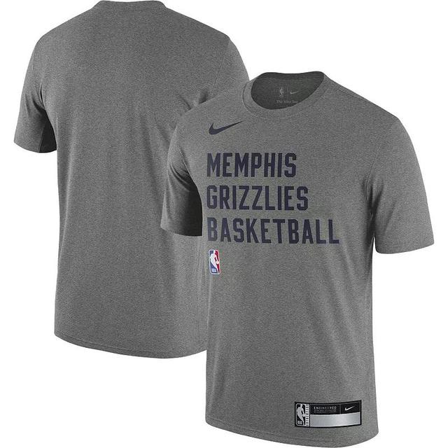 Mens Nike Heather Gray Memphis Grizzlies 2023/24 Sideline Legend Performance Practice T-shirt Product Image