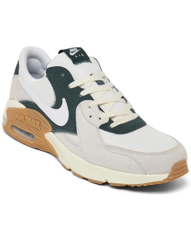 NIKE Men's Air Max Excee Casual Sneakers From Finish Line In Sail,deep Jungle Product Image