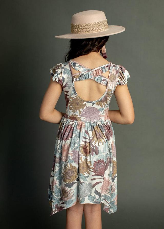 Twilla Dress in Ecru Floral Product Image