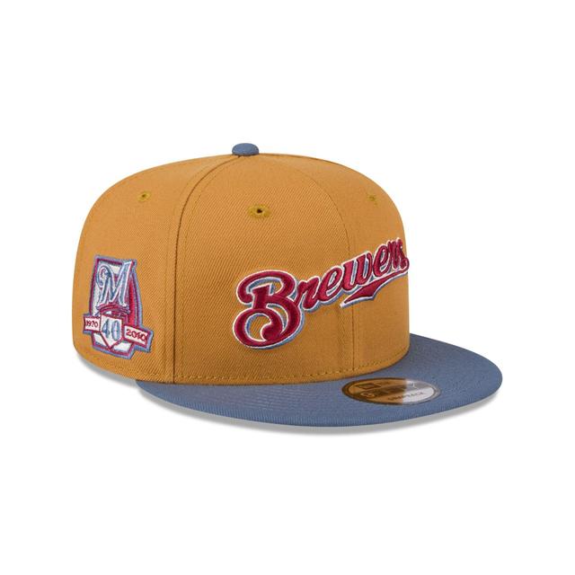 Los Angeles Dodgers Panama Tan 9FIFTY Snapback Hat Male Product Image