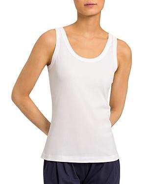 Womens Sleep And Lounge Ribbed Cotton Tank Top Product Image