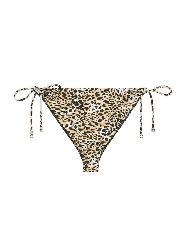 Womens Plage Printed Bikini Bottom with 4G Detail Product Image