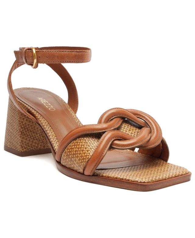 Arezzo Womens Sloane Mid Block Sandals Product Image