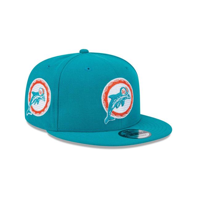 Alpha Industries x Miami Dolphins Historic Teal 9FIFTY Snapback Hat Male Product Image