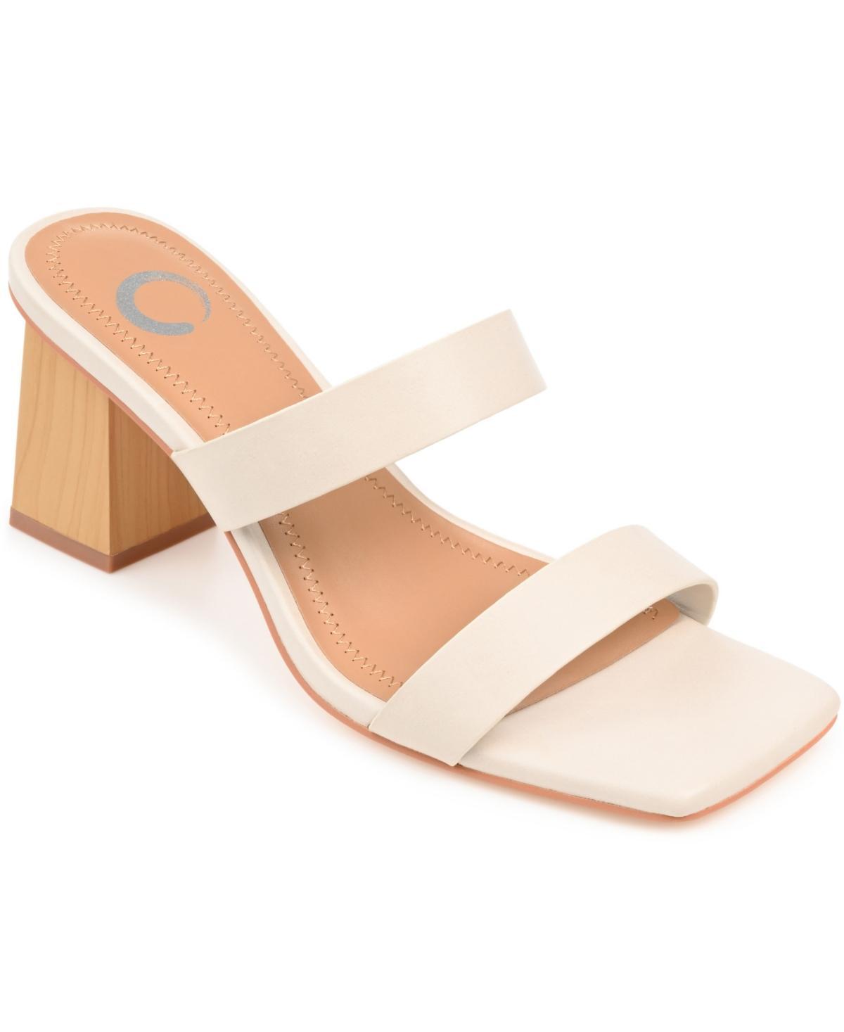 Journee Collection Womens Nolla Square Toe Sandals Product Image