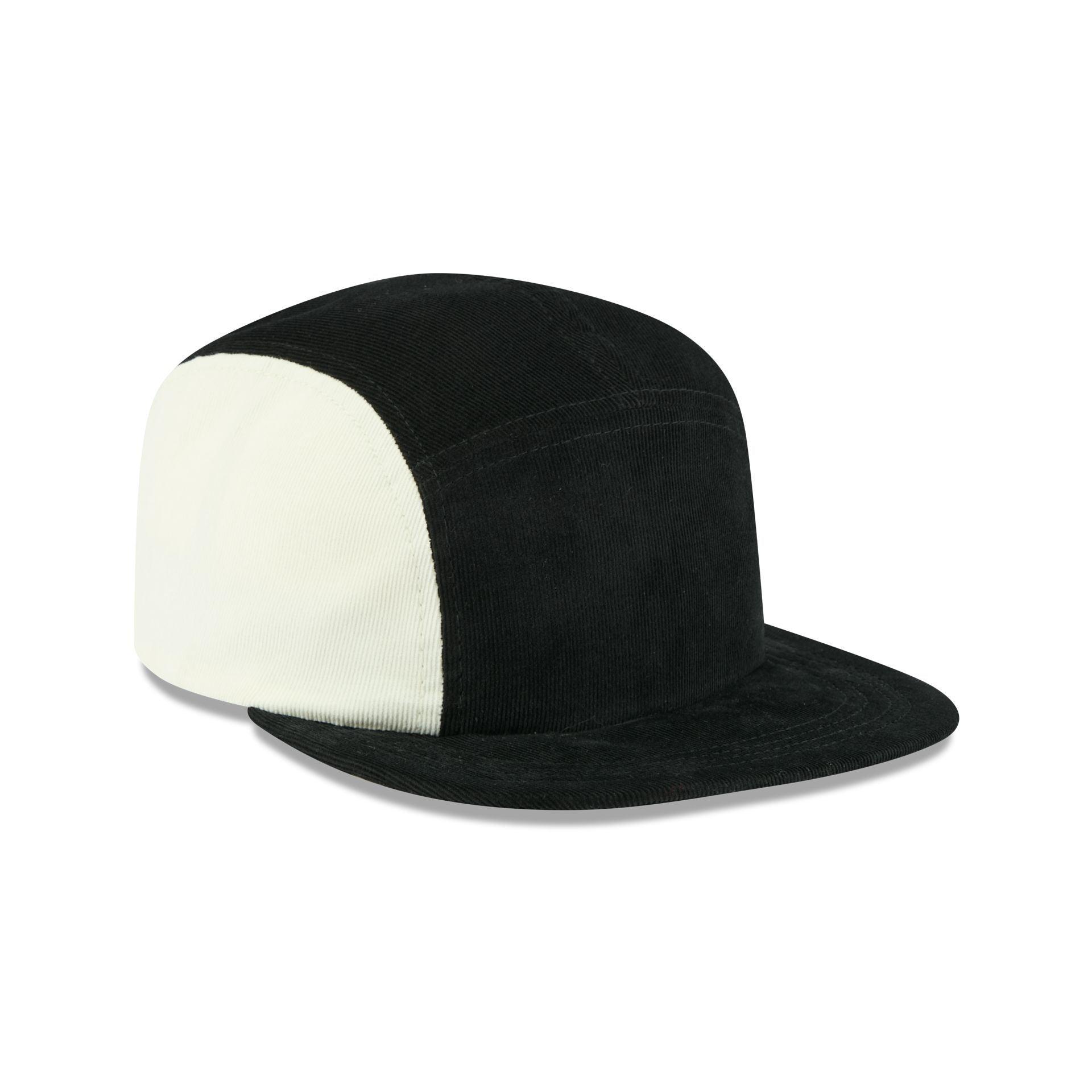 New Era Cap Black White Cord Camper Strapback Hat Male Product Image