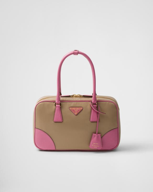 Prada Re-Edition 1978 medium Re-Nylon and Saffiano leather two-handle bag Product Image