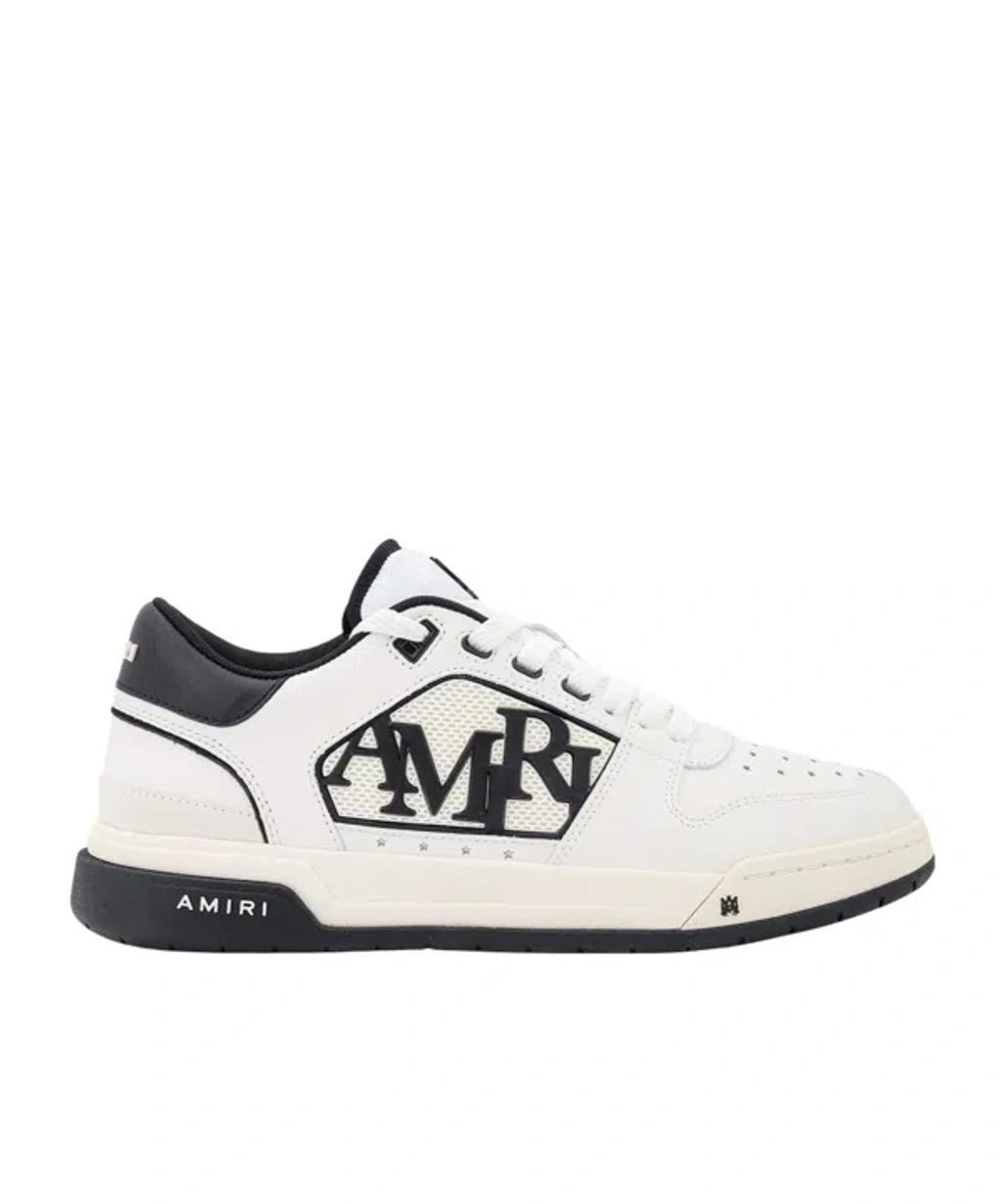 AMIRI Lace-up Low-cut Skate Shoes In White Black Product Image