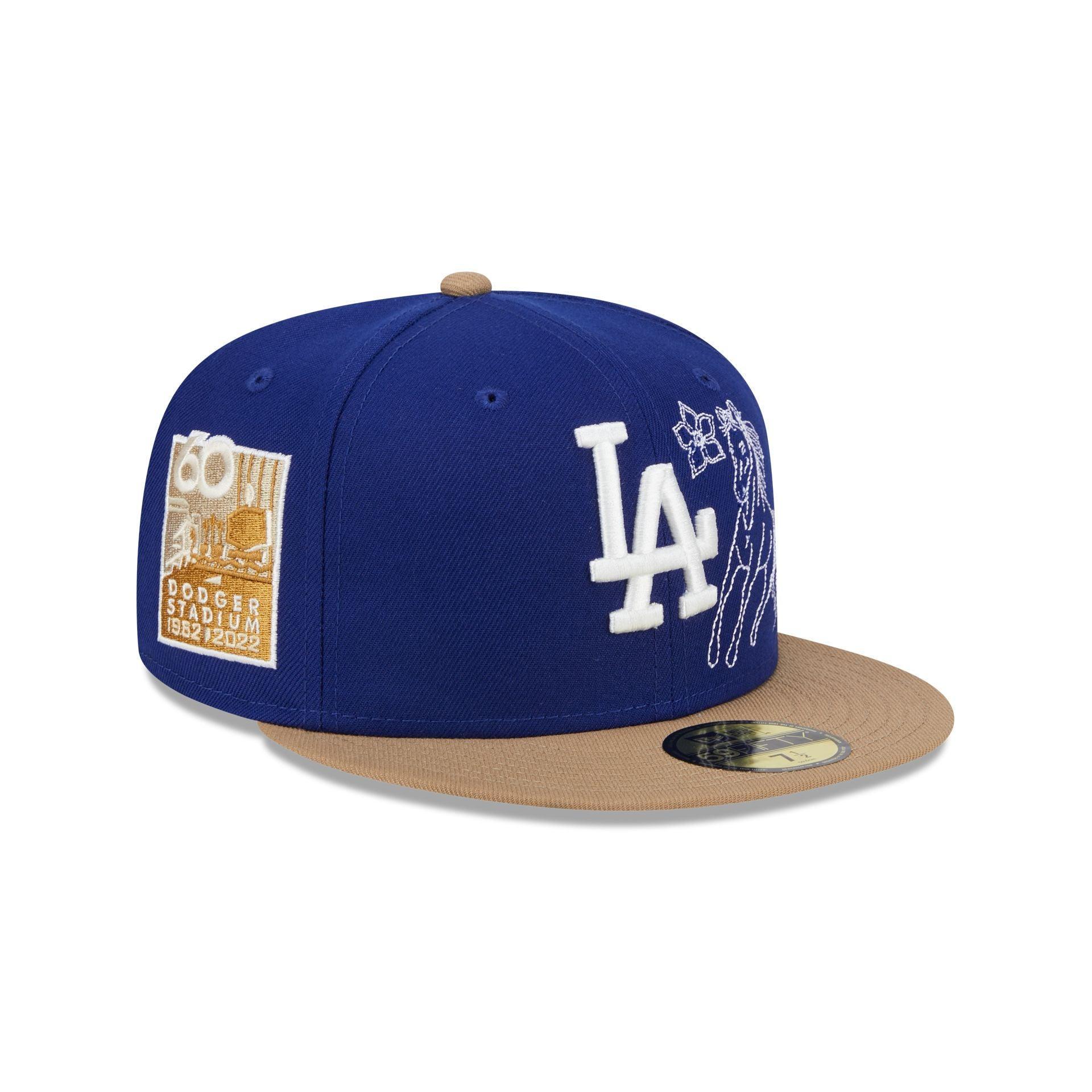 Los Angeles Dodgers Western Khaki 59FIFTY Fitted Hat Male Product Image