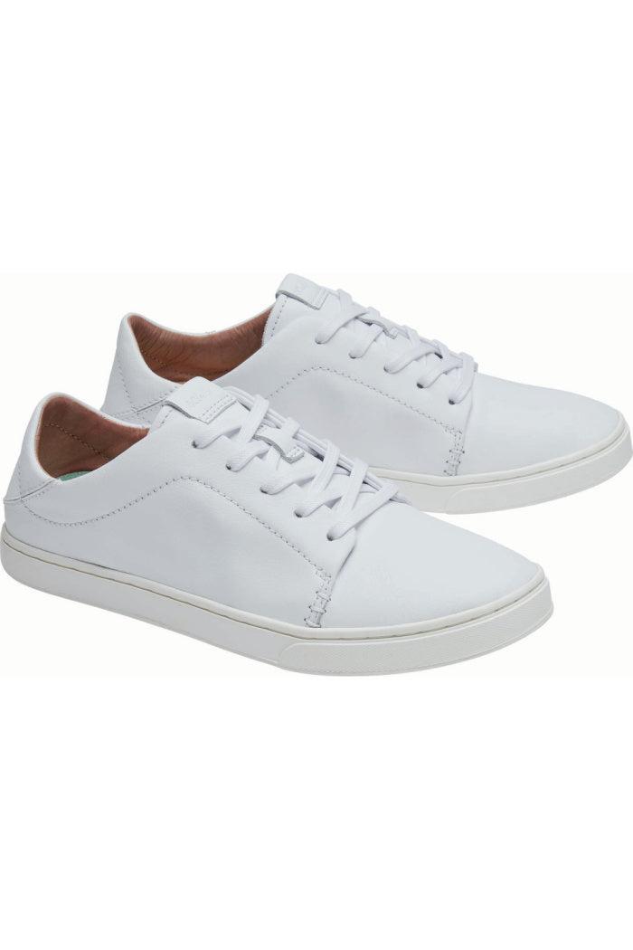 Women's Olukai Pehuea Li 'Ili Sneaker in White Product Image