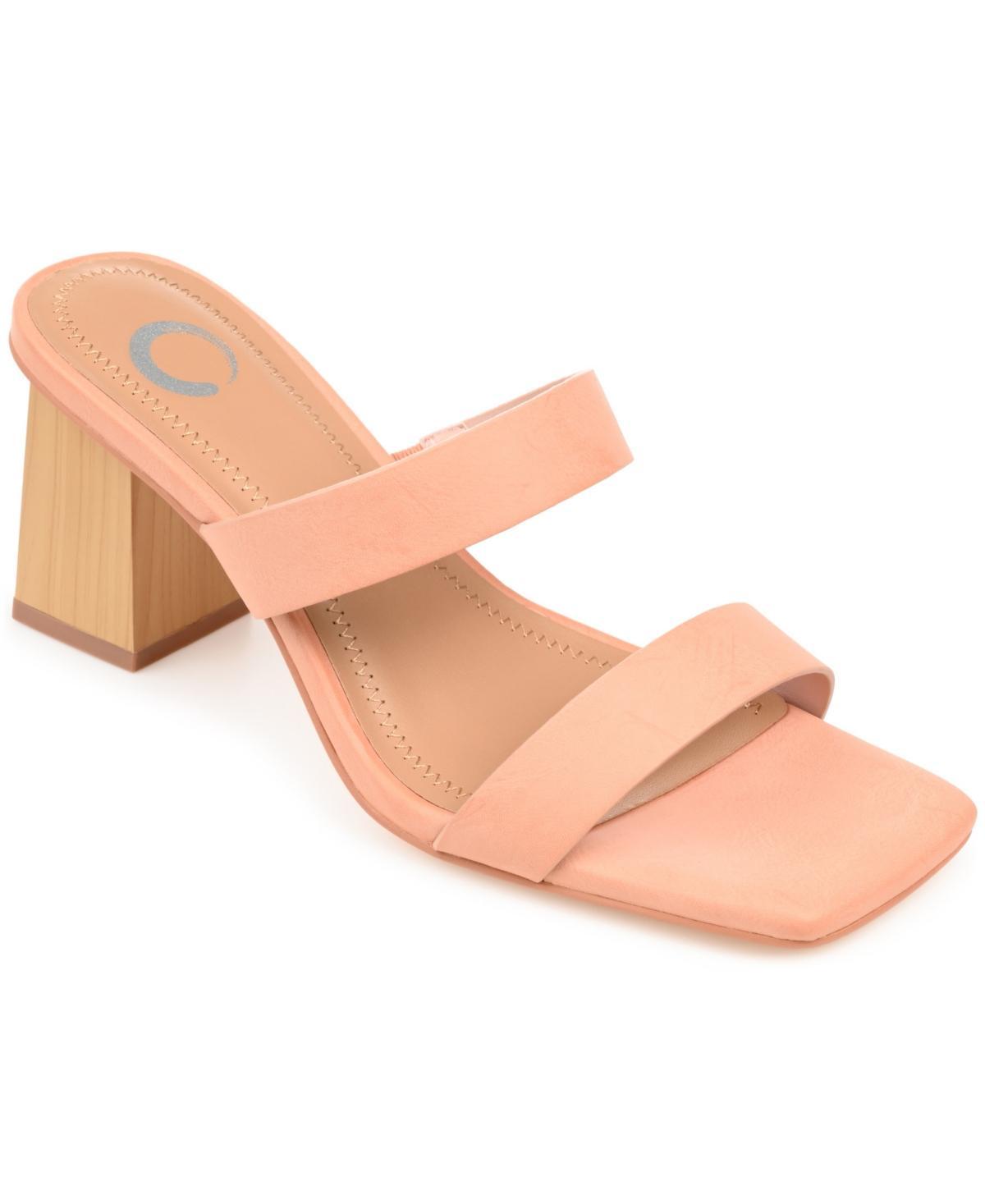 Journee Collection Womens Nolla Square Toe Sandals Product Image