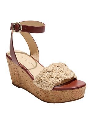 Jack Rogers Dumont Woven Rope Wedge (Midnight) Women's Sandals Product Image