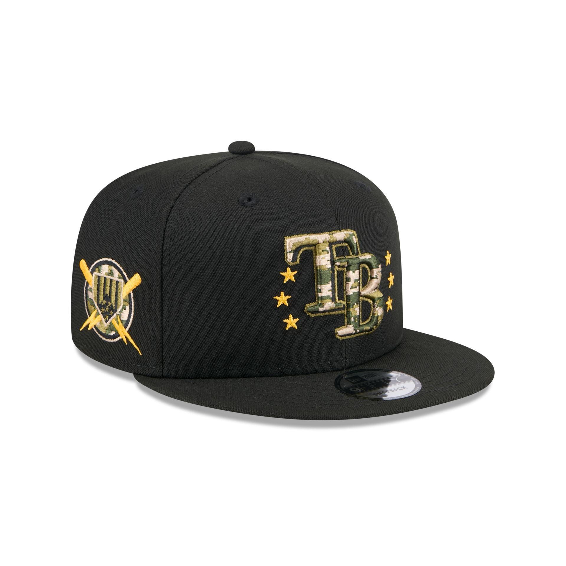 Tampa Bay Rays Armed Forces Day 2024 9FIFTY Snapback Hat Male Product Image