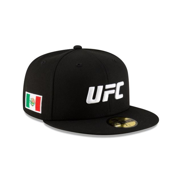 UFC Mexico Black 59FIFTY Fitted Hat Male Product Image