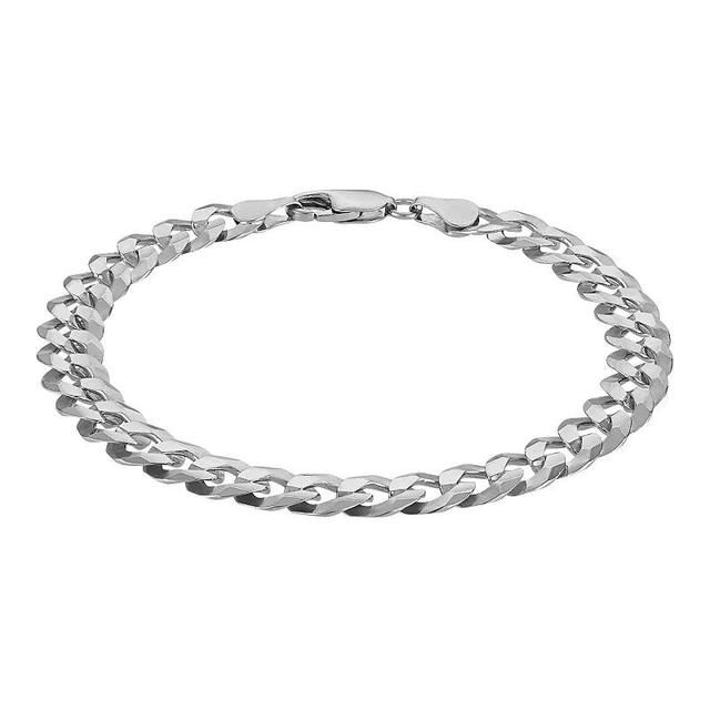 Giorgio di Vicenza 14k Gold Over Silver Curb Chain Bracelet, Mens Sterling Product Image