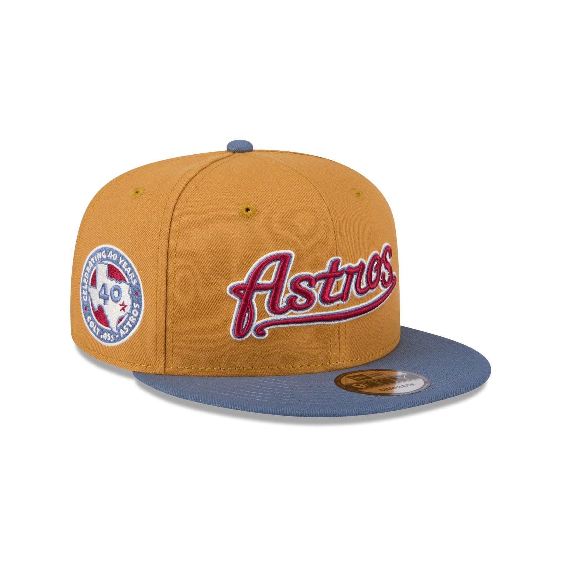 Houston Astros Panama Tan 9FIFTY Snapback Hat Male Product Image