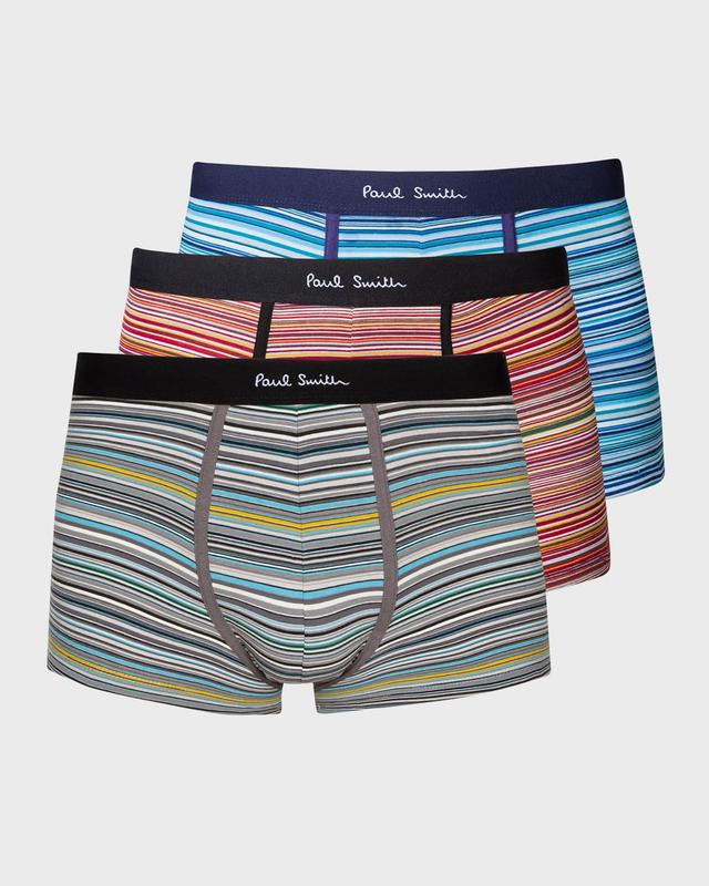 Mens 3-Pack Mixed Signature Stripe Trunks Product Image