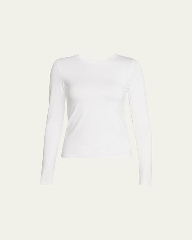 LAGENCE Tess Long Sleeve Stretch Jersey Top Product Image