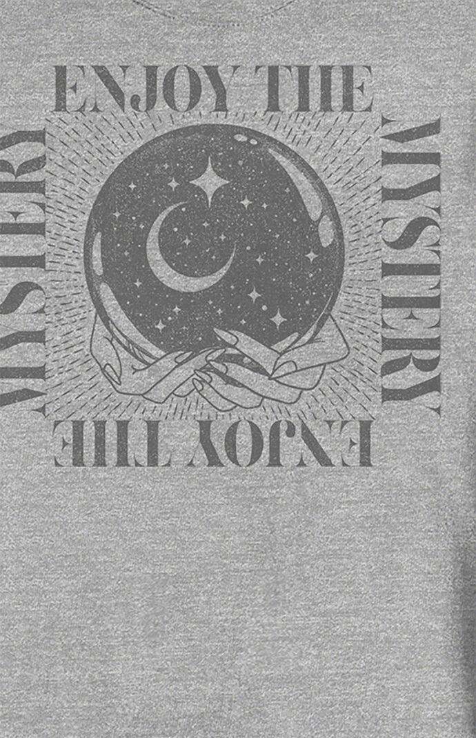 Mens Fifth Sun Enjoy The Mystery Celestial Sweatshirt Athletic Grey Product Image