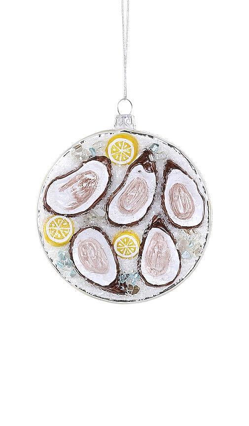 Plated Oysters On Ice Ornament Product Image