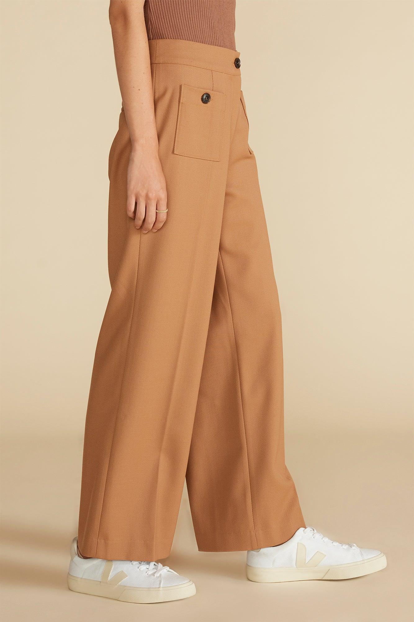 Alete Patch Pocket Pant - Camel Product Image