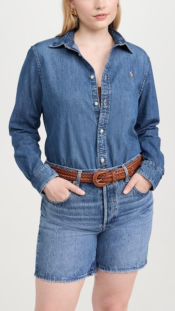 Polo Ralph Lauren Denim Long Sleeve Button Down | Shopbop Product Image