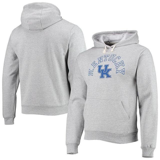 Mens League Collegiate Wear Heathered Gray Kentucky Wildcats Seal Neuvo Essential Fleece Pullover Hoodie Product Image