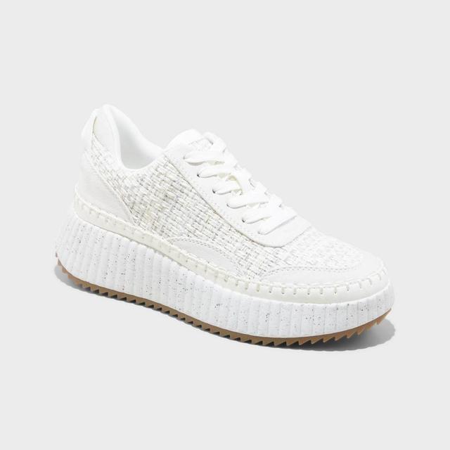 Womens Persephone Sneakers - Universal Thread White 7.5 Product Image