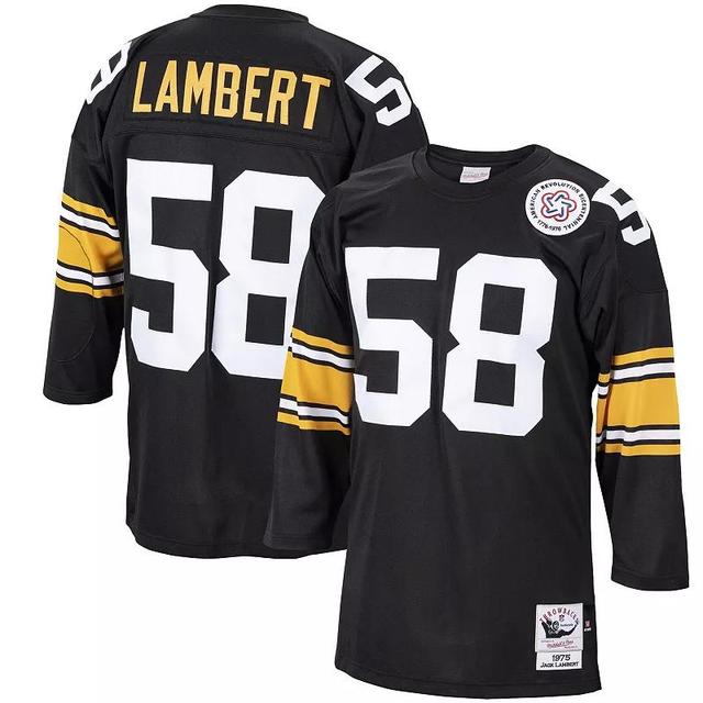 Mens Mitchell & Ness Jack Lambert Pittsburgh Steelers 1975 Authentic Retired Player Jersey Product Image