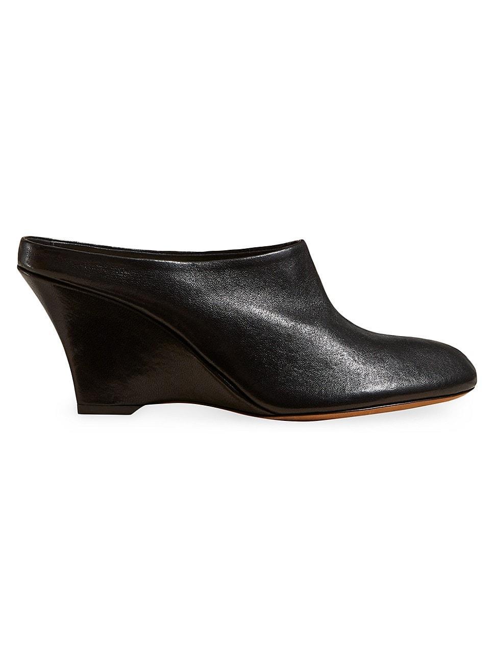 Womens Apollo Leather Wedge Mules Product Image