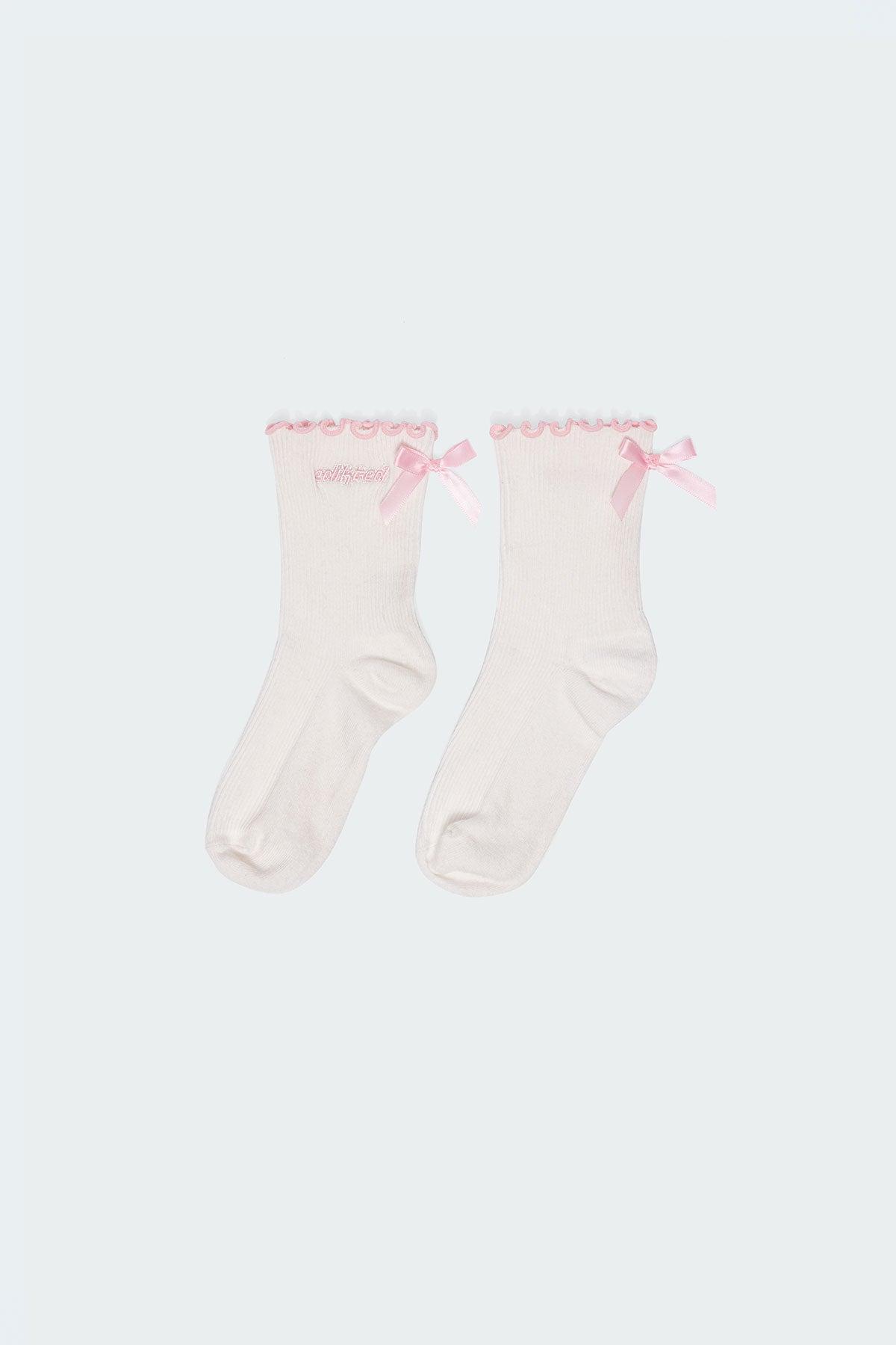 Contrast Frill Socks Product Image