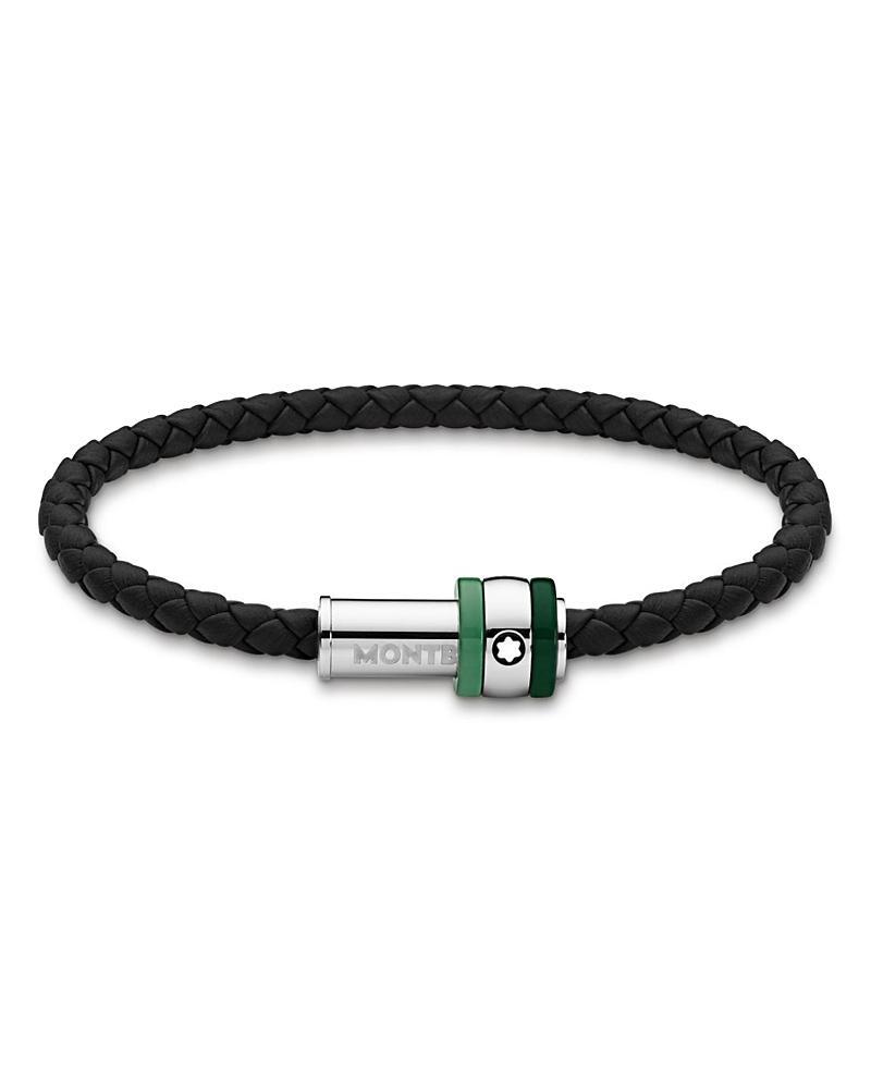 Mens 1858 Ice Sea Leather Bracelet Product Image