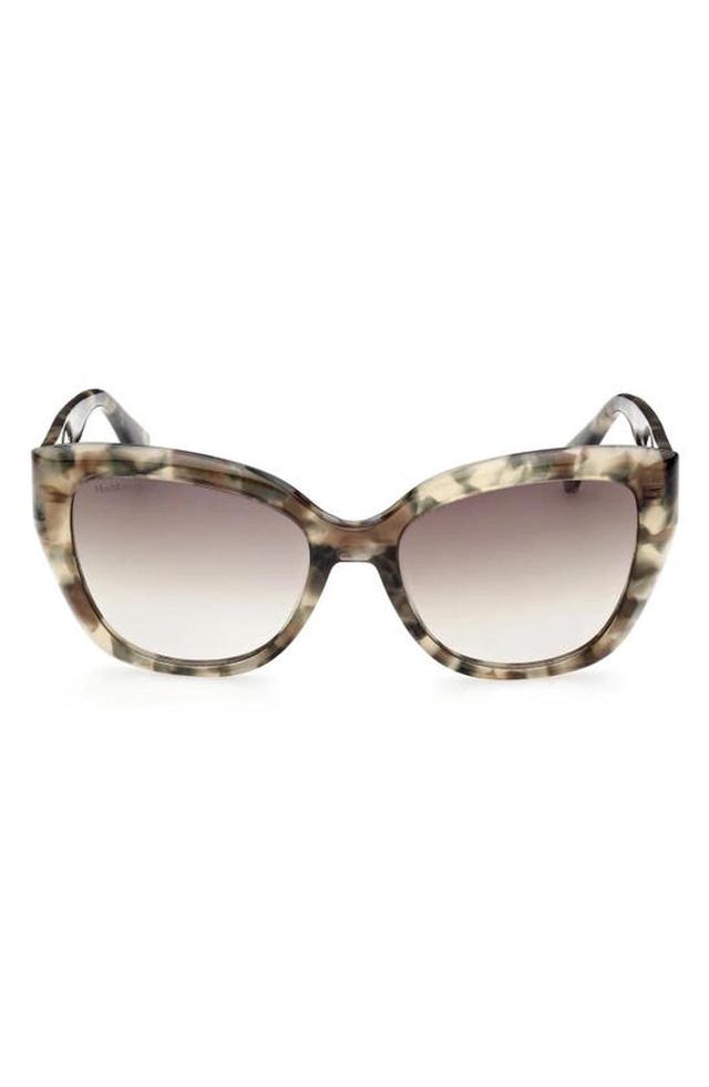 Women's 56mm Butterfly Sunglasses In Dark Havana Product Image