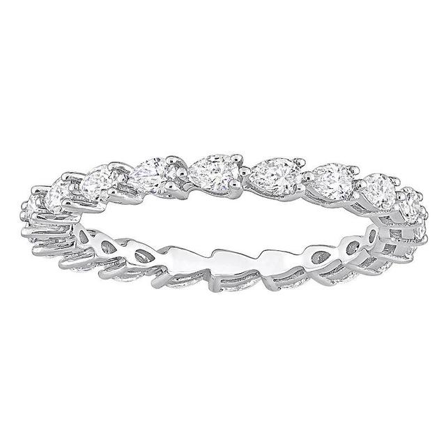 Stella Grace 14k White Gold 1 Carat T.W. Diamond Full-Eternity Ring, Womens Product Image