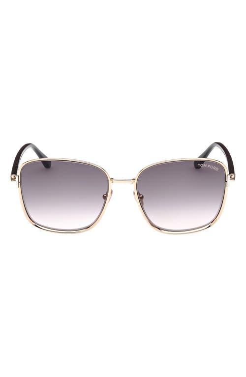 TOM FORD Fern 57mm Square Sunglasses Product Image