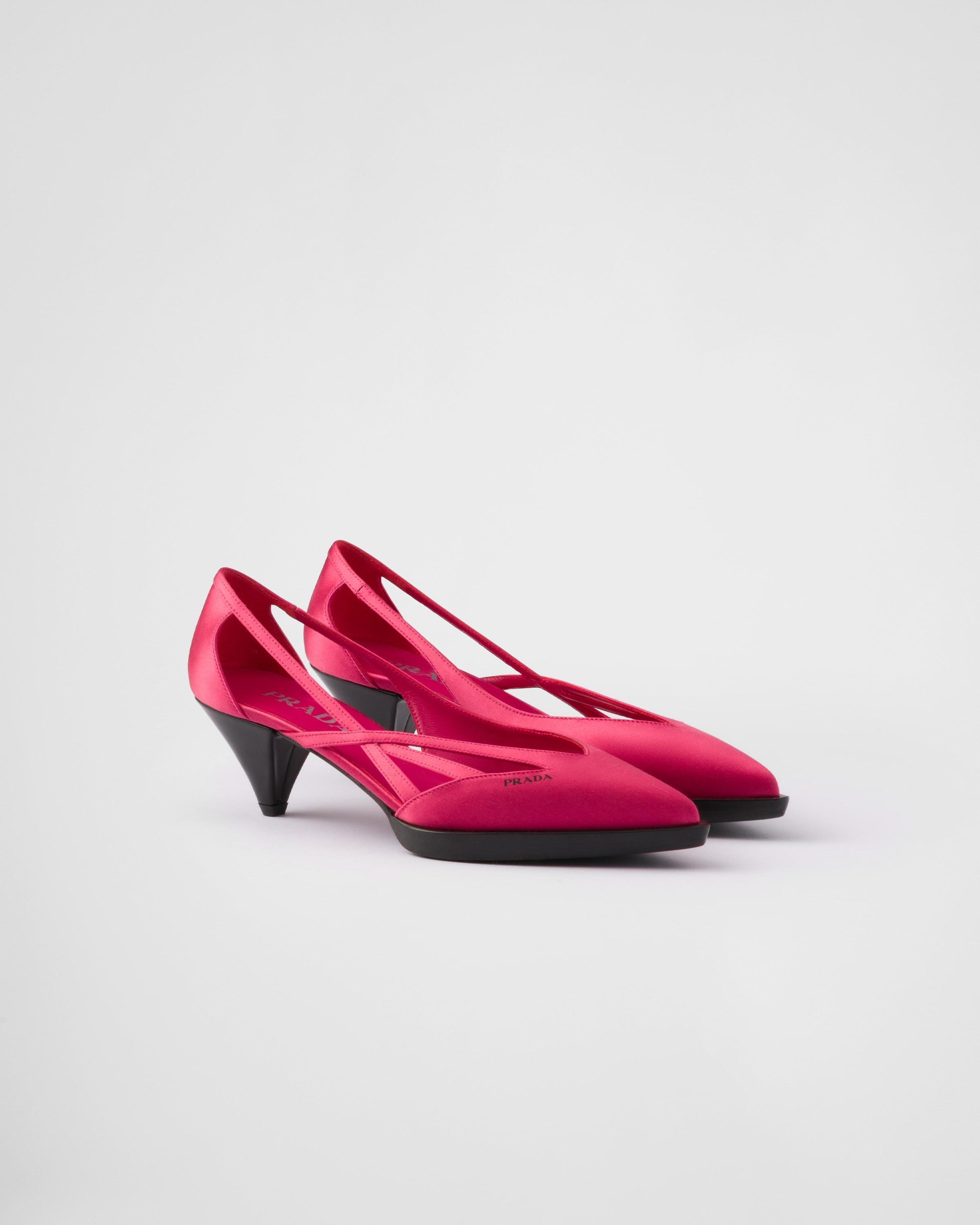 Satin cut-out pumps product image